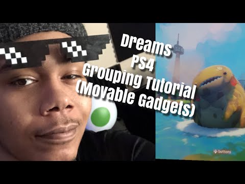 Dreams Ps4 Tutorial How To Make Moveable Gadget (Sculpture Object Grouping Tutorial)