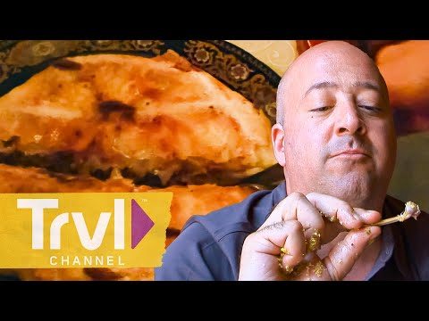 Incredible Pigeon Pie in Morocco! | Bizarre Foods with Andrew Zimmern | Travel Channel