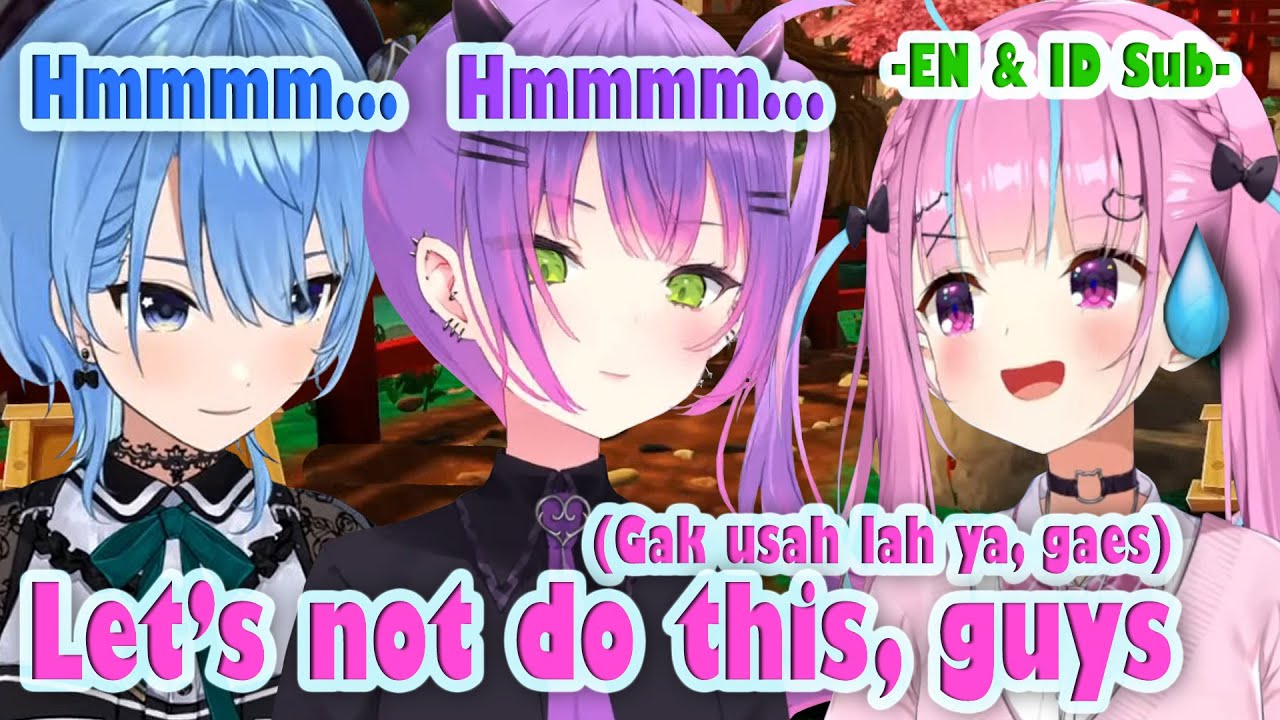 Aqua Tries to Escape Her Batsu, But Towa & Suisei Keep Ignoring Her [StartEnd Hololive]