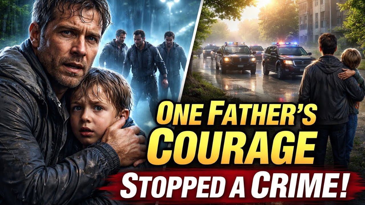 "“One Father’s Courage Stopped a Crime — Next Morning Changed Everything!”
