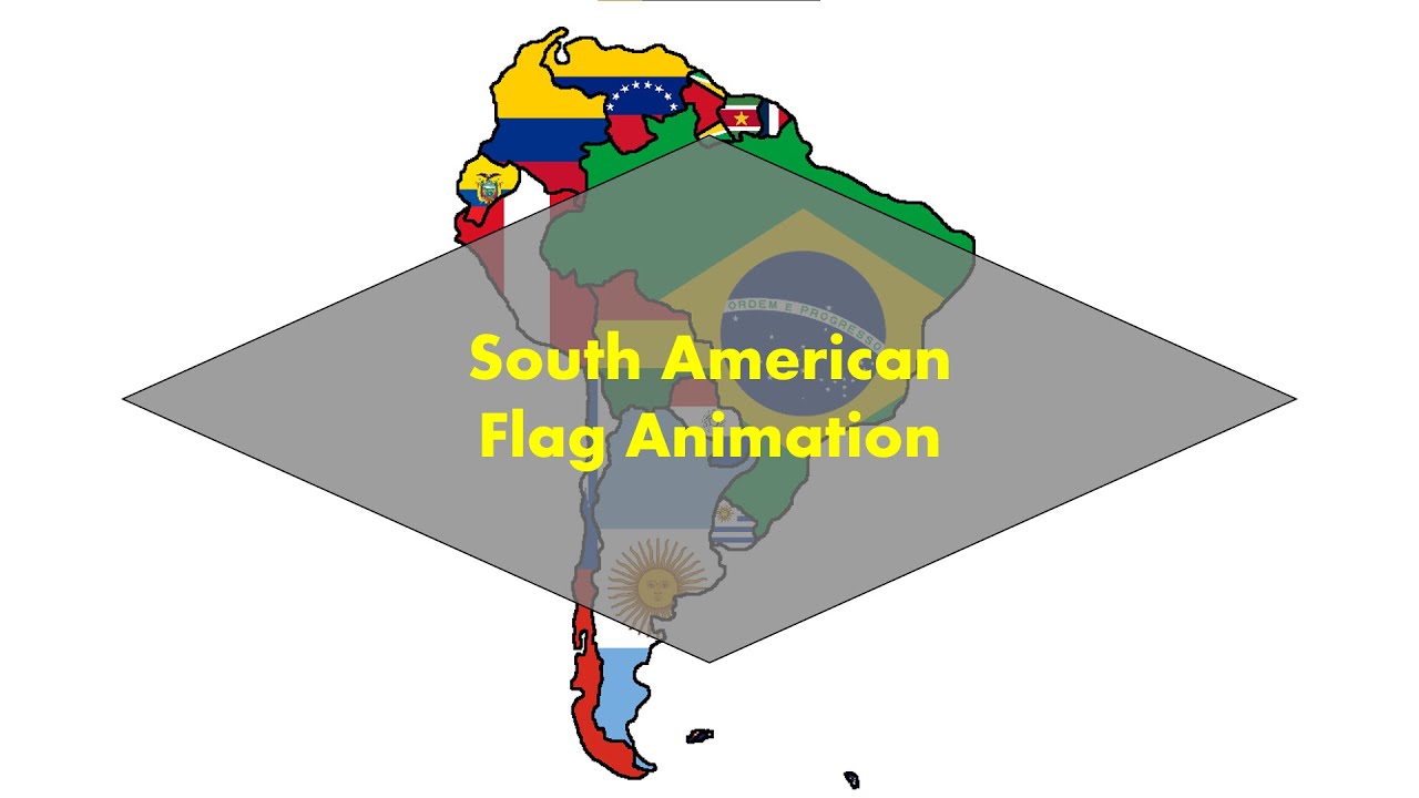 South American Flag Animation