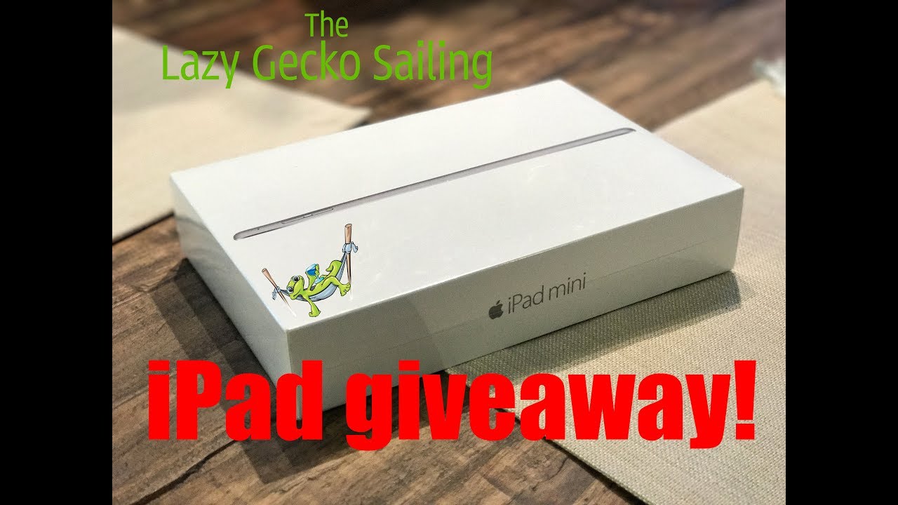 WE’RE GIVING AWAY THIS IPAD! – Lazy Gecko Sailing & Adventures