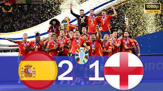 The Moment Spain DESTROYED England’s Dreams! 🇪🇸 Final Euro 2024 (Insane Arabic Commentary)
