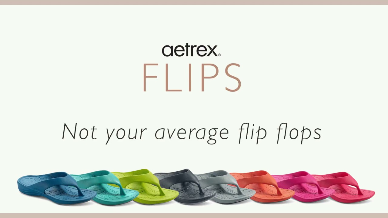 aetrex lynco flip flops