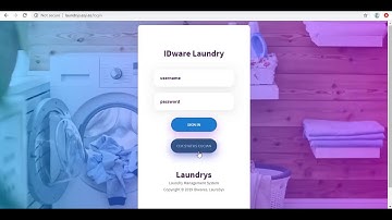 Aplikasi Laundry Berbasis Web PHP MySql Bootstrap Js dengan source codenya