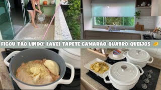 Instalamos a persiana |Almoço delicioso de Domingo |Cama posta | Casa em ordem 🍃#vlog