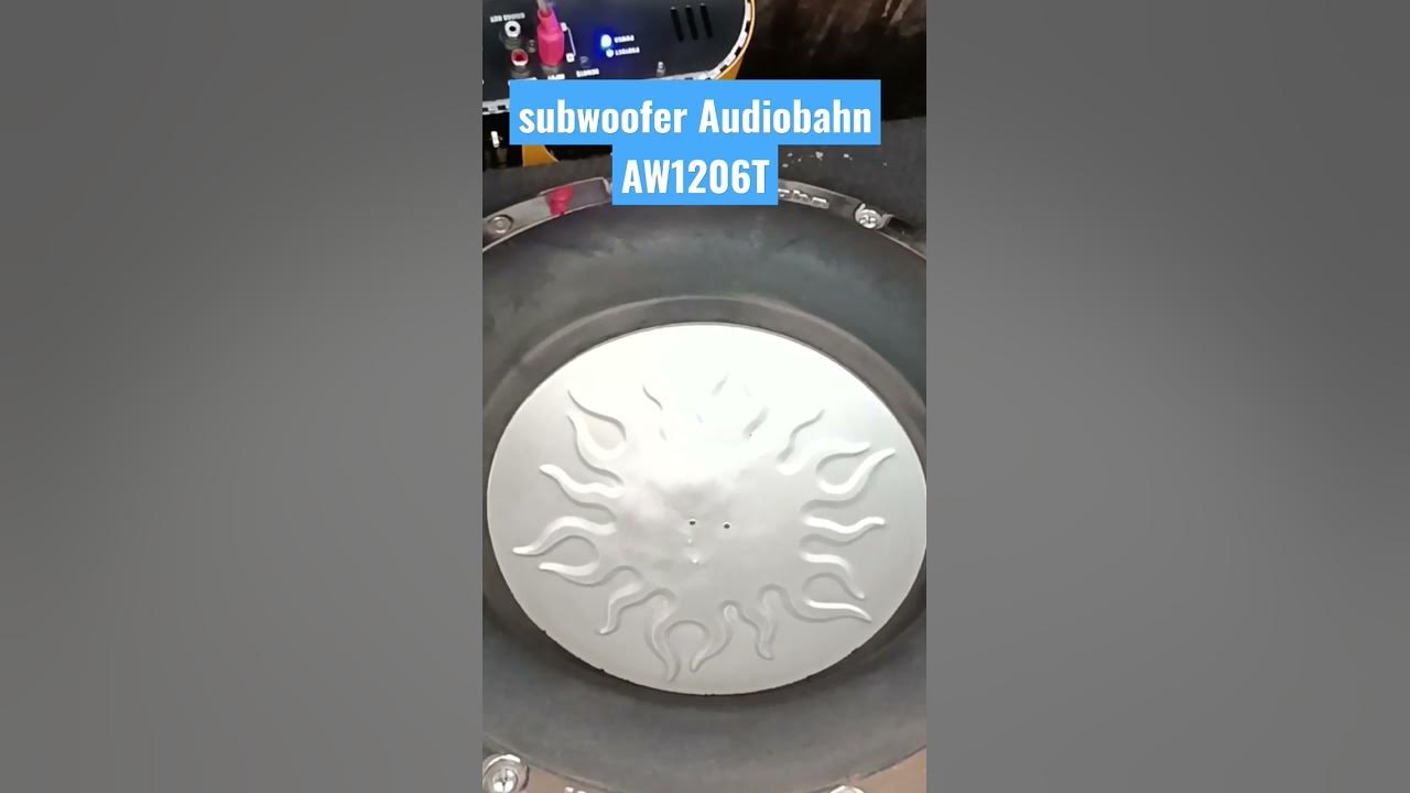 Próximamente demo y review subwoofer Audiobahn old school modelo