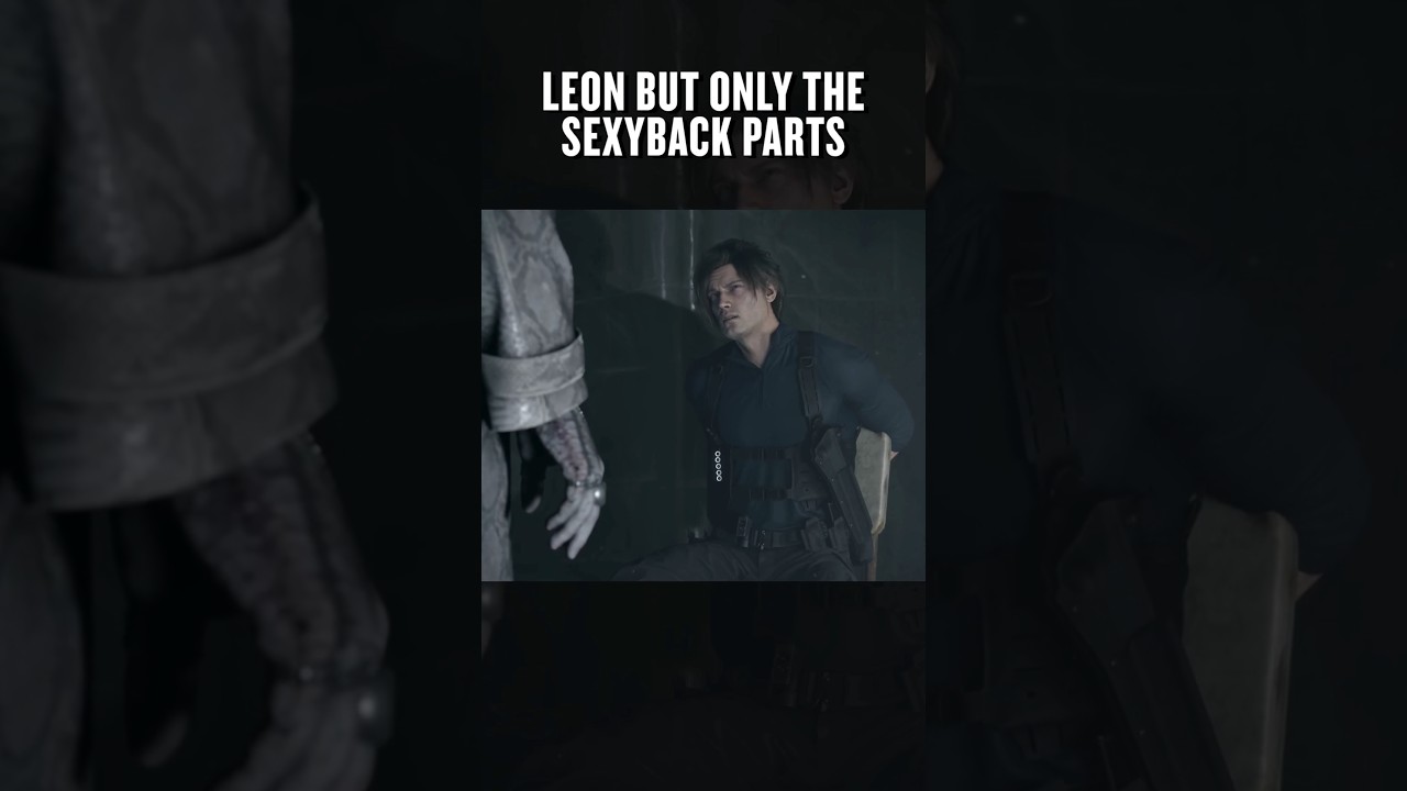 Leon but only the SexyBack parts  #residentevil #leonkennedy #gaming #re9 #re9requiem #biohazard