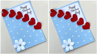 DIY Valentine's day Card/How to make Valentine's day greeting Card/Easy Valentine's day Card
