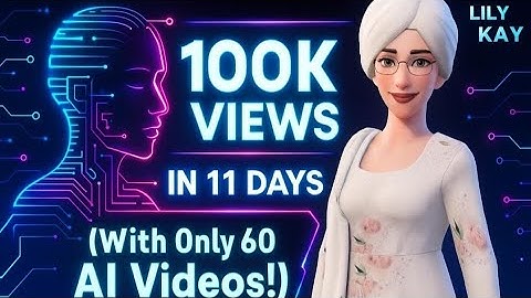 How I Scored 100K Views in 11 Days with Just 60 AI-Generated Videos—No Magic Needed!