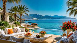 Positive Morning Jazz Helps With Focus And Relaxation - Peaceful Jazz Music With A Dreamy Sea View