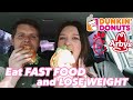 FULL DAY OF EATING FAST FOOD IN A CALORIE DEFICIT TO LOSE WEIGHT!!!