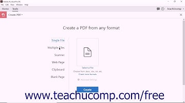 Acrobat Pro DC Tutorial Creating New PDFs - Adobe Acrobat Pro DC Training Tutorial Course