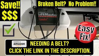 How To Replace A Broken Chamberlain LiftMaster Garage Door Opener Belt