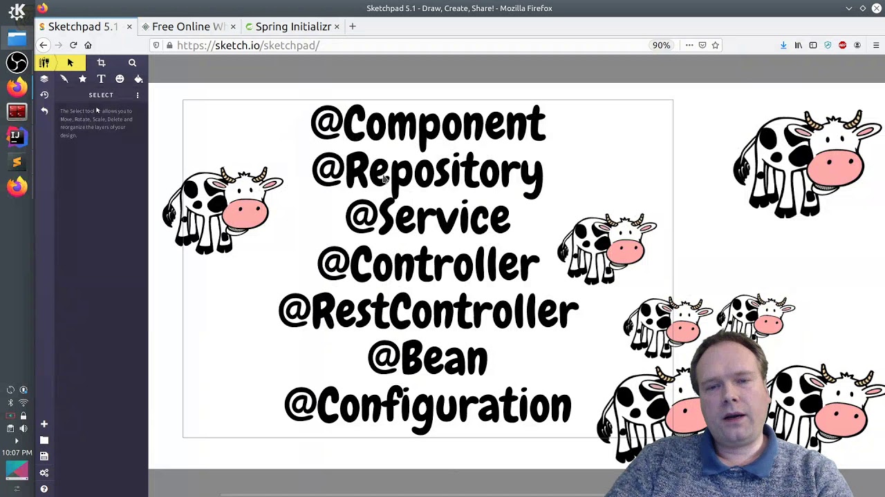 Bean configuration. RESTCONTROLLER. Bean vs component Spring.