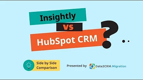 Insightly VS HubSpot CRM Comparison (2018)