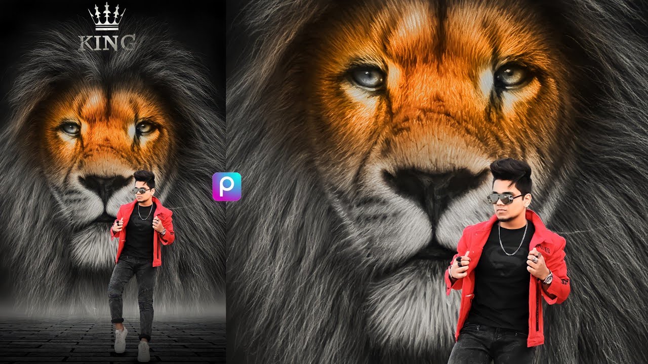 New Lion King Photo Editing Tutorial 2021 || PicsArt Mobile App Photo  Editing Tutorial - YouTube