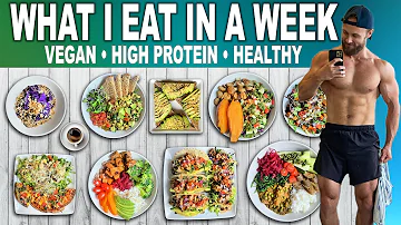 What I Eat IN A WEEK as A Strong VEGAN // Easy High Protein Meals