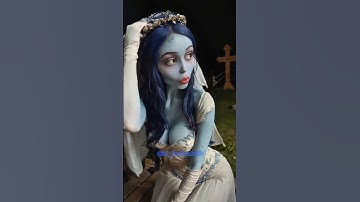 Corpse Bride Brought to Life: A Hauntingly Beautiful Transformation! 🖤👰🏻🕯️ #timburton #corpsebride