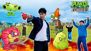 Plants VS Zombies in reallife ：Defeat and Collect Plants , Defend The Human World.