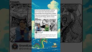 The former bounty hunters Johnny and Yosaku have abandoned their swords after the Arlong Park incide