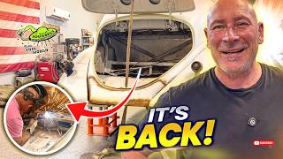 The '37 Lincoln Zephyr Returns: Rust Repair on a RARE Barn Find!