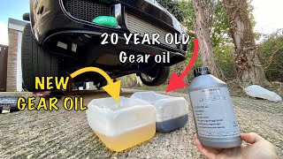 Manual transmission flush  * gearbox oil change * 02J GEARBOX