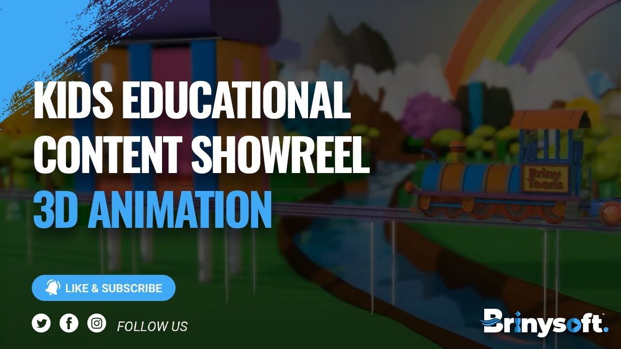 3D Learning Animation for Kids Educational Animated Content Showreel ...
