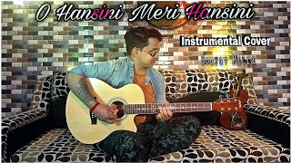 O Hansini Meri Hansini  Guitar Instrumental Cover  Sourav Mitra
