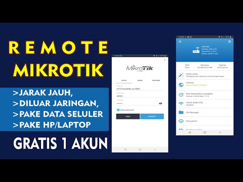 Cara meremote mikrotik jarak jauh di luar jaringan menggunakan data seluler gratis