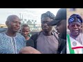 TINUBU VISIT TO JOS: NIGERIANS BLAST TINUBU FOR SPEAKING TO PLATEAU VICTIMS AT THE AIRPORT