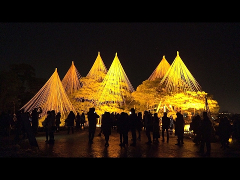 【4K】 北陸紀行「金沢城・兼六園四季物語　冬の段」 Kenrokuen Garden and Kanazawa Castle Park will have a winter illumination