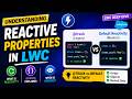 Understanding Reactive Properties in LWC | @track & Default Reactivity Explained