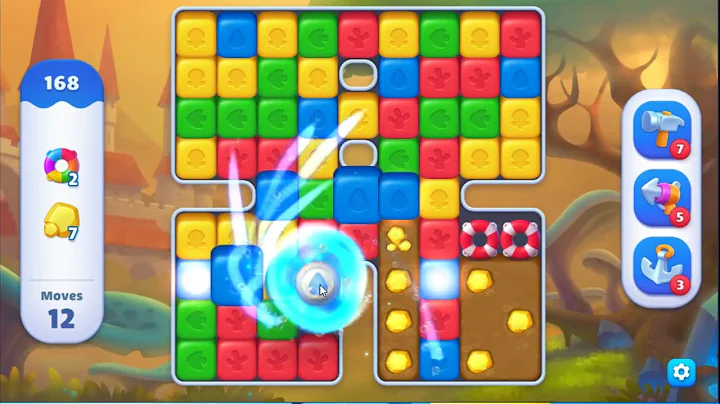 Fishdom Blast Level 168 - NO BOOSTERS GAMEPLAY 🐠 | SKILLGAMING ✔️