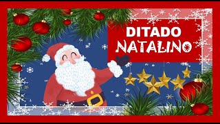 Ditado Natalino | Símbolos do Natal | Lista de palavras - YouTube