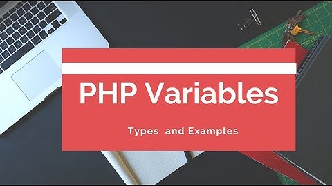 PHP Variables Tutorial in Hindi / Urdu 2021