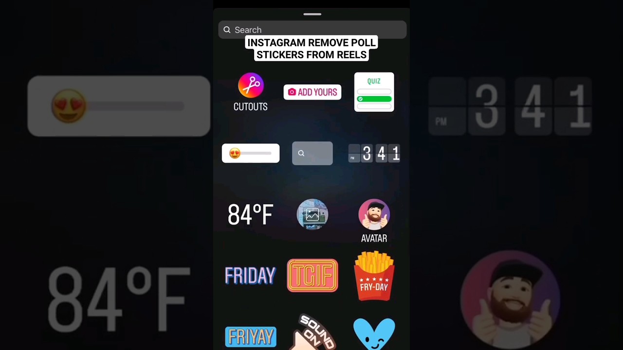 Poll Sticker Option Removed from Instagram Reels. 