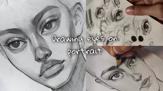 How to draw eyes on your Portraits