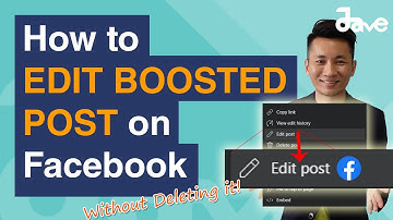 🛠Edit Facebook Boost Posts (It