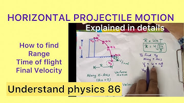 Horizontal projectile motion explained | physics class 11
