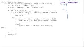Recursive Binary Search Part1