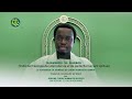 COURS N° 10: Explication "Tazawwudu- sh- shubbân" de Cheikh Ahmadou Bamba (S. Cheikh Ahmadou BOUSSO)
