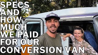 Specs And What We Paid For Our 1995 Ford Econoline Converson Van!