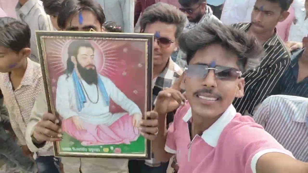 संत शिरोमणि गुरु रविदास जी की मूर्ति स्थापना हमा  गांव में 💙#jay bhim #Jay Guru Ravidas Kalash Yatra