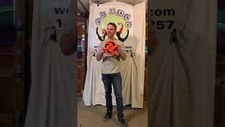 Spin Jammer Frisbee tricks with a stick