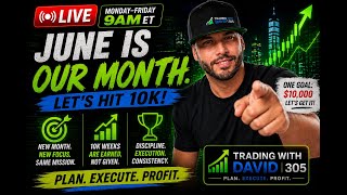 Bounce Back Session part 2 📈 |LIVE NASDAQ Futures Trading | NyOpen | Trading With David | 305
