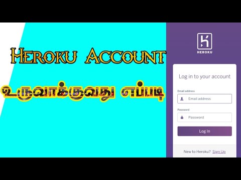 How To Create In Heroku account Full Video Tamil | krk tech tamil