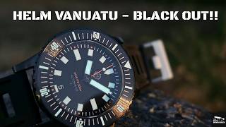 Helm Vanuatu Black Out Watch Review!!