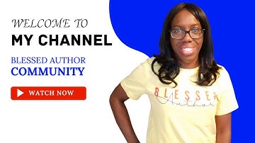 Welcome Video! Introduction To My Channel | New Author YouTuber