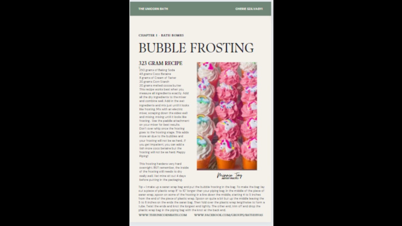 The Unicorn Bath & Body Recipe Book 130+ Recipes